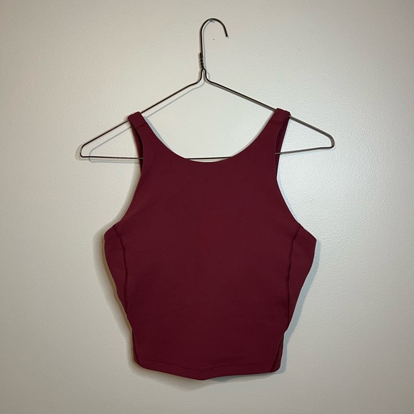 lululemon athletica Tops - Lululemon High Neck Crop Tank Top